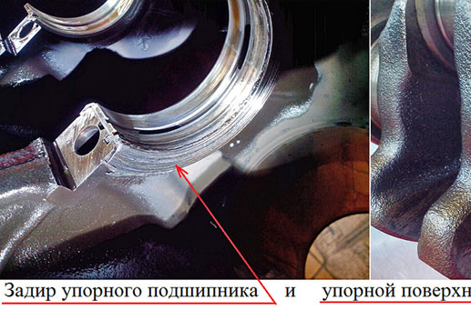Ремонт опорных поверхностей полуколец